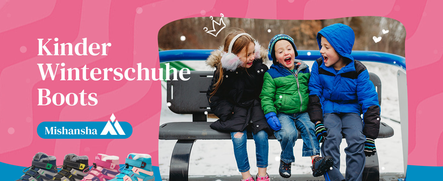 Дитячі зимові черевики Mishansha: теплі, з підкладкою, для хлопчиків та дівчаток, на шнурівці, розмір 24-38 (29 EU), блакитні