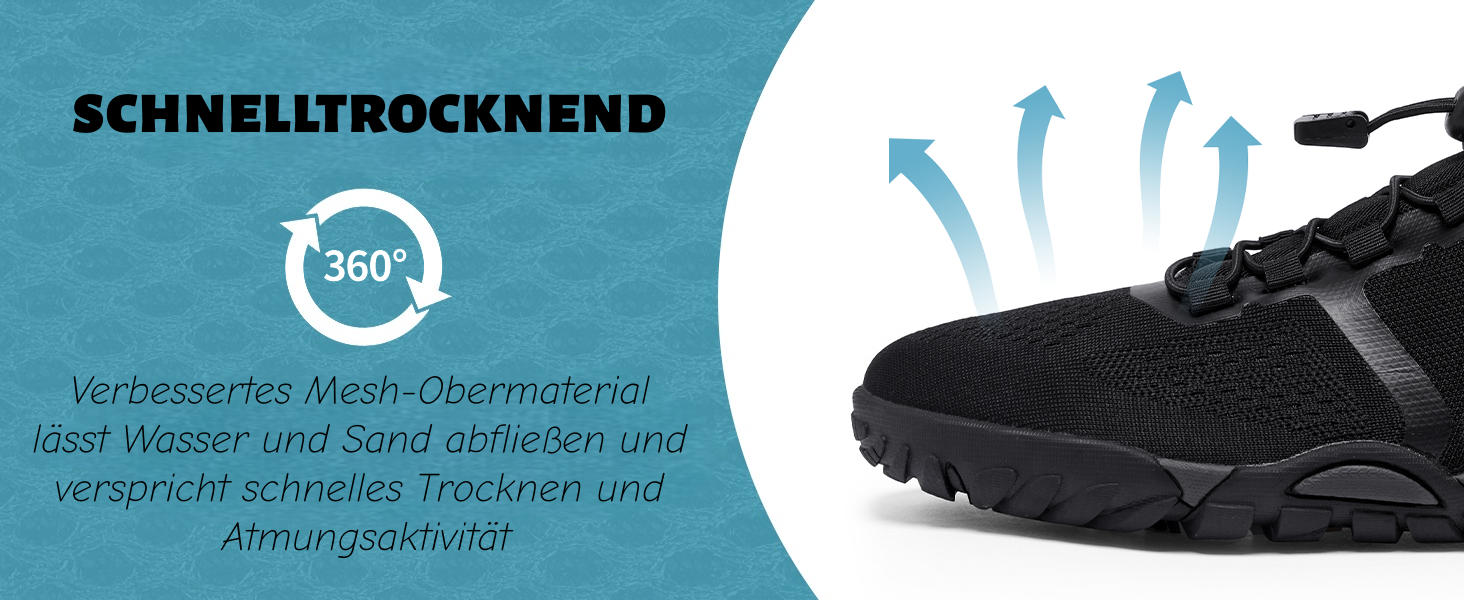 Barfußschuhe HUSKSWARE для жінок та чоловіків – широка передня частина, неслизька підошва, дихаючі, посилені люверси для фітнесу, трейлраннінгу, хайкінгу та повсякденного використання, білий, 44 EU