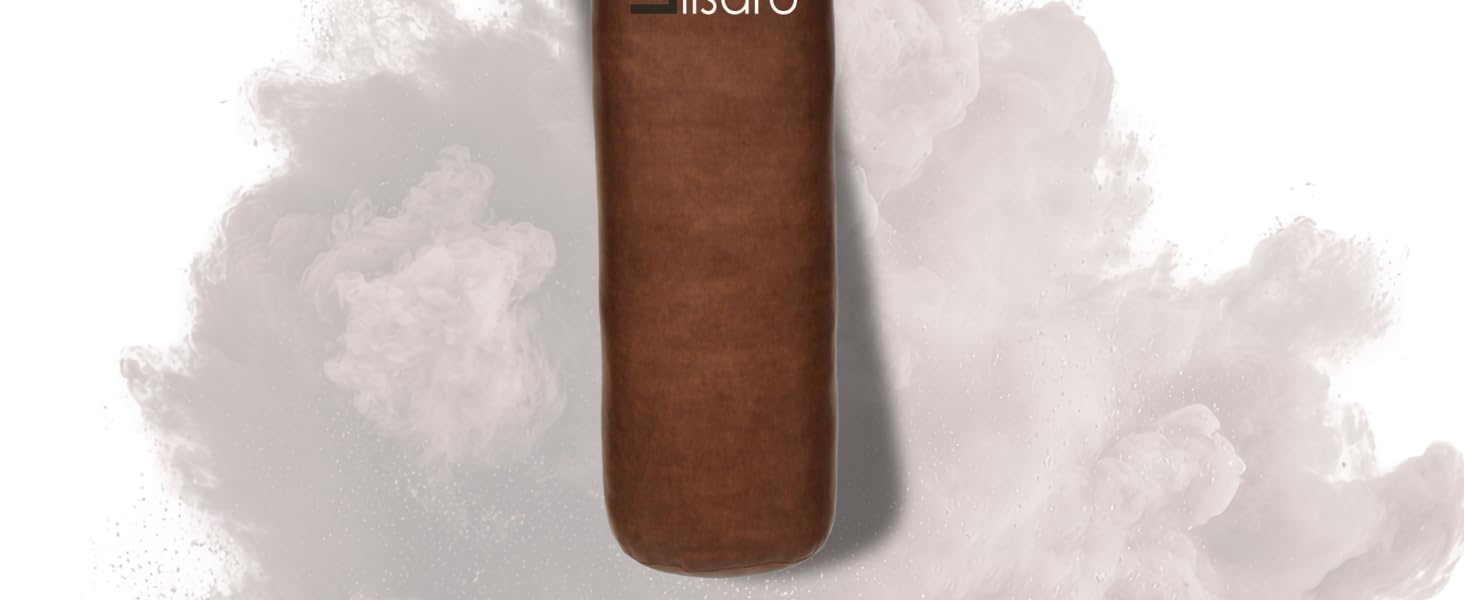 Боксерський мішок Lisaro Profi 150 см - для будь-якого спорту, 40 кг, з металевою ланцюгом, виготовлений з штучної шкіри (вініл), студійного рівня, коричневий