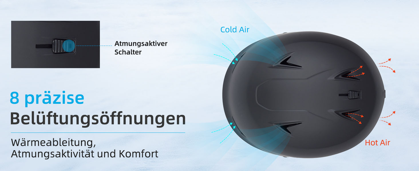 Шолом для сноуборду та лиж для чоловіків та жінок, чорний, розмір L (59-61 см)