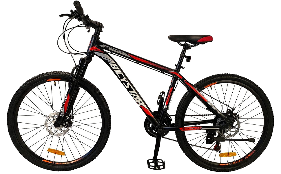 Велосипед E-ROCK EX-6 Hardtail MTB, 21-швидк., підвіска, дискові гальма, 29'