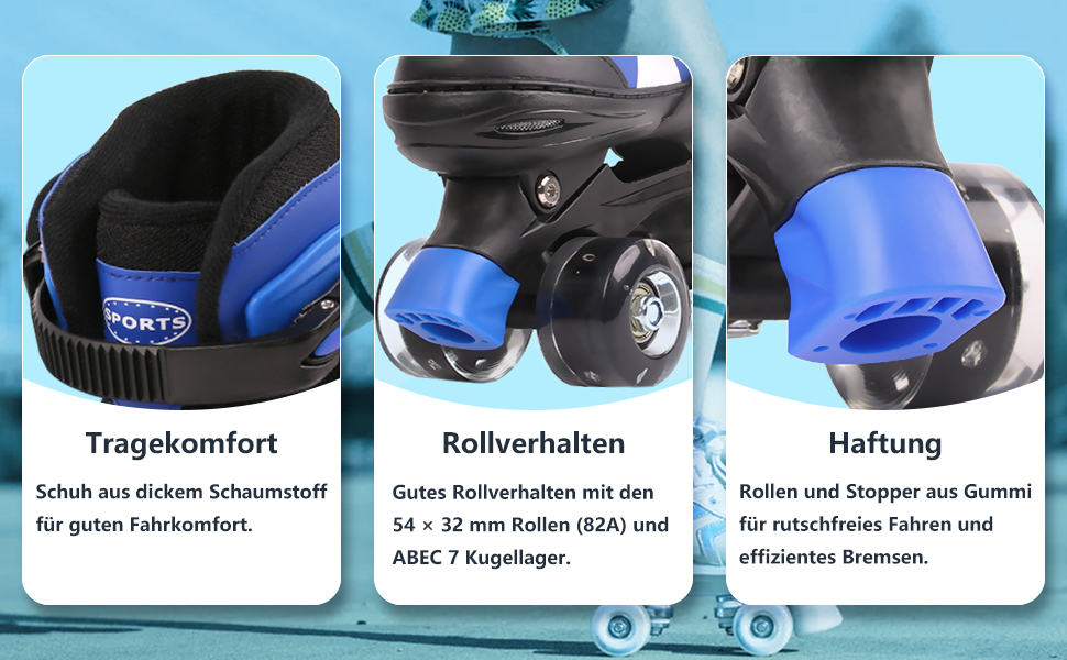 Дитячі ролики Ceestyle з регулюванням розміру, класичні ролики Disco з підсвічуванням, блакитні, розмір 27-37