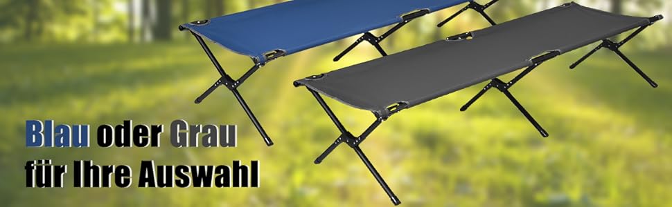Складне туристичне ліжко GYMAX 190x67x42 см, блакитне. Легке, портативне, для кемпінгу та відпочинку. Максимальне навантаження: 136 кг. У комплекті сумка для перенесення.