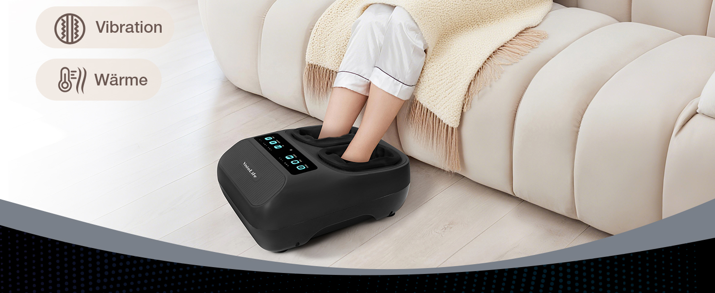 Масажер для ніг Shiatsu з підігрівом для планарної фасції та невропатії, портативний, до 43 розміру, ідеальний подарунок для батьків