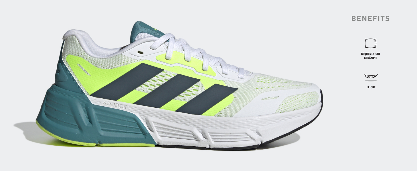 Жіночі бігові кросівки adidas Questar 3 W Crystal Sky Silver Violet Pink Spark (розмір 38 2/3 EU)