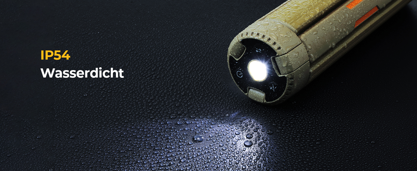 Ліхтар кемпінговий BougeRV 15600mAh, перезарядна лампа для кемпінгу, регульована висота та кут, IP54, водонепроникний, для кемпінгу, подорожей, надзвичайних ситуацій, зелений