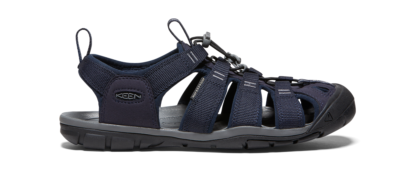 KEEN Clearwater Cnx - чоловічі активоні сандалі, чорний колір, 46 EU