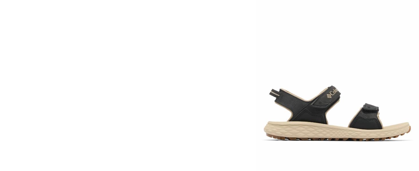 Columbia Konos Hiker 2-Strap: Чоловічі трекінгові сандалі, 44 EU, Cordovan Black