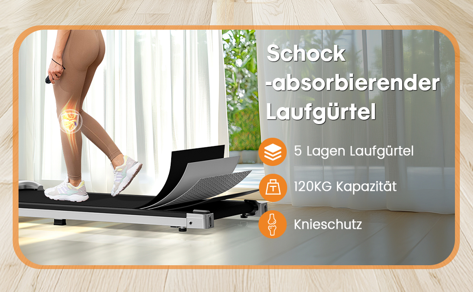 Складана бігова доріжка для дому та офісу Walking Pad, 2.5 к.с., з LED-дисплеєм та пультом керування, компактна підстольна доріжка для ходьби