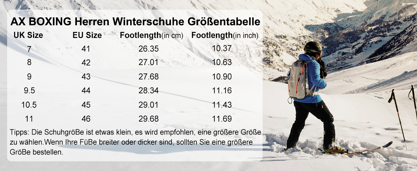 Чоловічі зимові черевики AX BOXING: утеплені зимові чоботи, теплі туристичні черевики для активного відпочинку, зимові боти, трекінгові черевики, розмір 41-46 EU, яскраво-жовтий колір, 42 EU