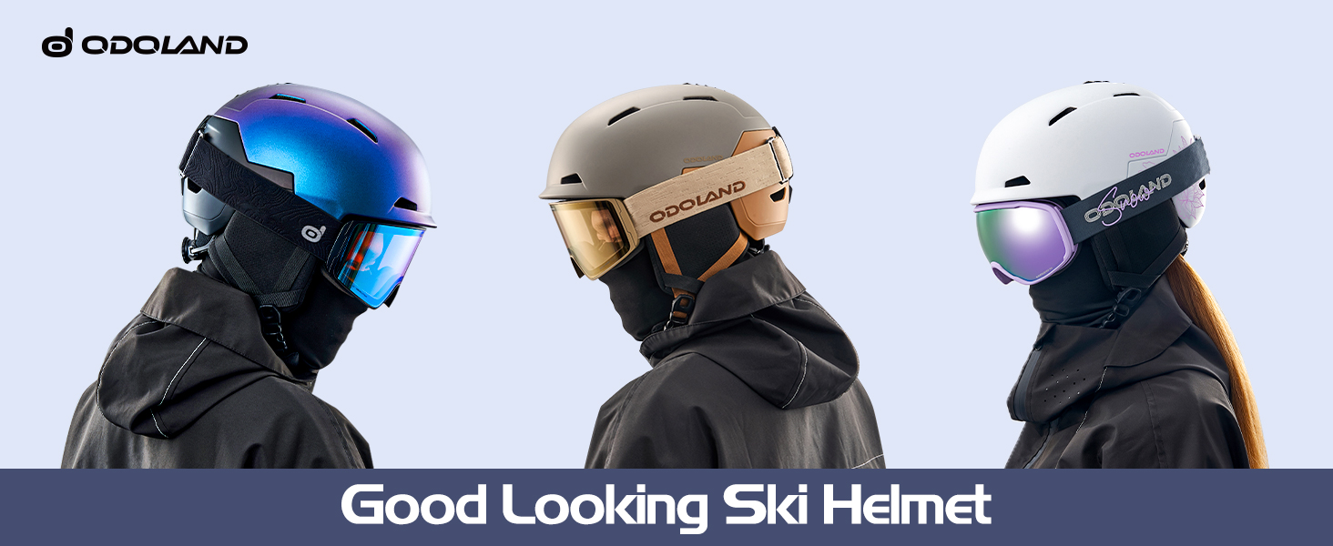 Шолом гірськолижний/сноубордичний Odoland, унісекс, чорний, регульований, для дорослих та підлітків