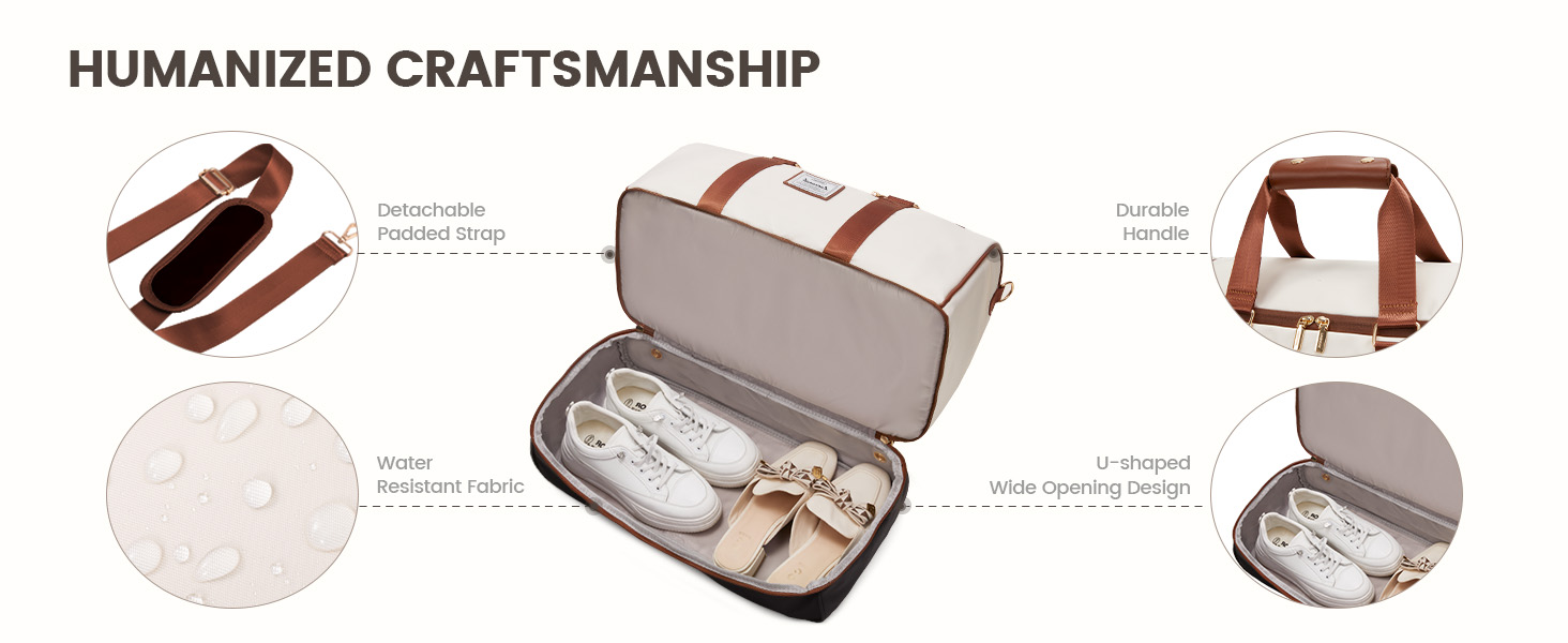 Спортивна сумка LOVEVOOK для подорожей: 37L, з культ. сумкою, відділенням для взуття та мокрих речей. Ідеальна для спортзалу, йоги, подорожей та авіаперельотів. Чорно-фіолетовий колір.