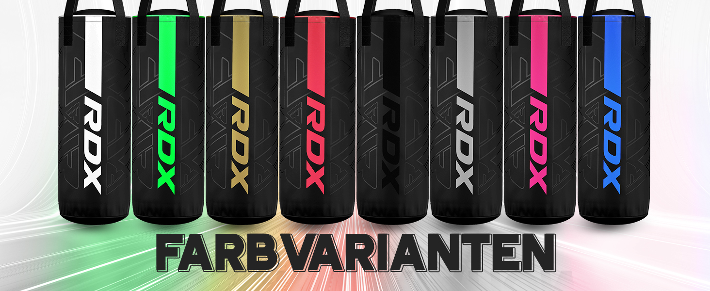 Боксерський мішок RDX 12 кг з рукавичками та мотузкою, 60 см, для дітей, чорний. Ідеально для боксу, кікбоксингу, MMA, муай-тай, карате. Боксерський мішок з натуральної шкіри Maya Hide.