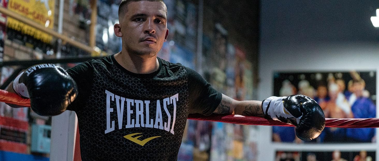Боксерські рукавички Everlast Elite 2 для мішка, спарингу та роботи з лапами, на липучці, з ергономічним грифом, спінений наповнювач