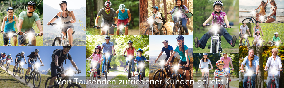 Велофара ITSHINY USB - комплект переднього та заднього світла, водонепроникний, з алюмінію, LED, StVZO, чорний