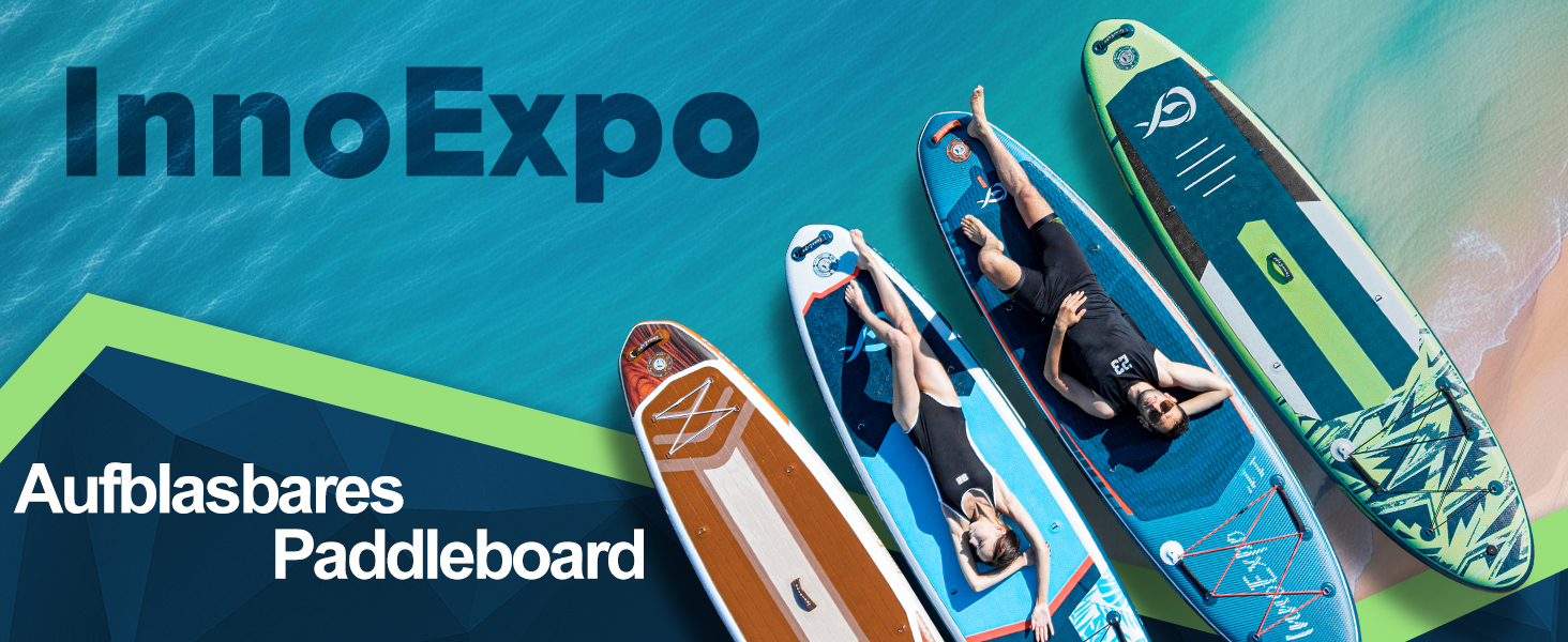Надувні SUP-дошки InnoExpo 11' з преміум аксесуарами: стабільний дизайн, антиковзне покриття для підлітків та дорослих (з сидінням для каяка)