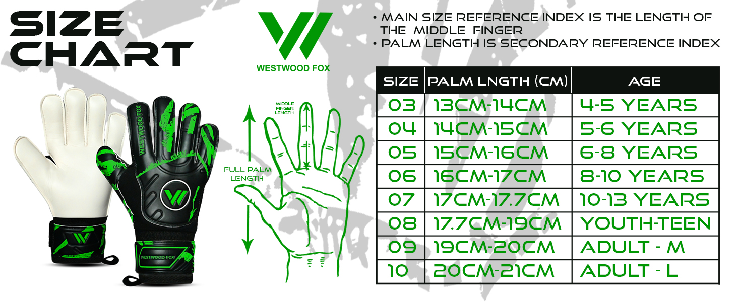 Воротарські рукавички WESTWOOD FOX Fingersave для дітей та підлітків. DumboLatex, 4+3 мм, GELB-WEIß, розмір 6 (8-10 років)