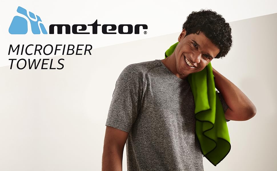 Рушник спортивний Meteor Sport Microfiber XL/XXL, 9 кольорів, 110x175 см, ультра легкий, швидковисихаючий, для фітнесу, подорожей, сауни, пляжу