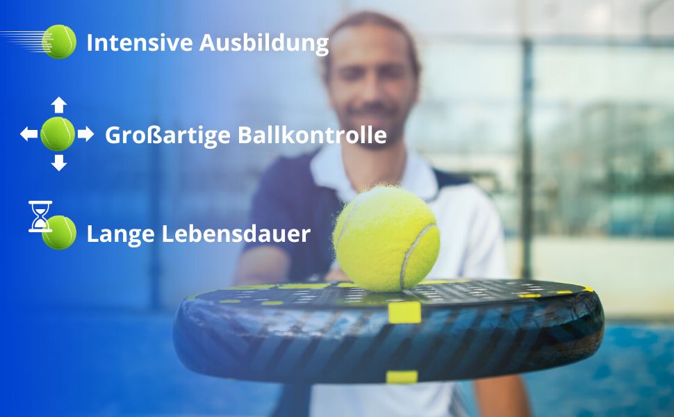 FUTURA8 М'ячі для падел-тенісу, 3 шт. в упаковці, преміум-якість, стабільний відскік, довговічні, для тренувань та турнірів, підходять для гри в приміщенні та на вулиці, професійні м'ячі