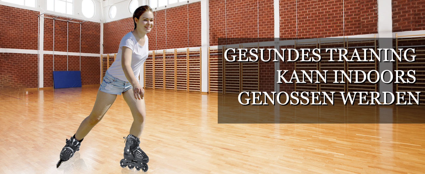 Інлайне ролики дитячі та підліткові регульовані з підсвічуванням коліс, ролики для хлопчиків та дівчаток, підходять для початківців та дорослих, чорно-рожевий, EU 39-42