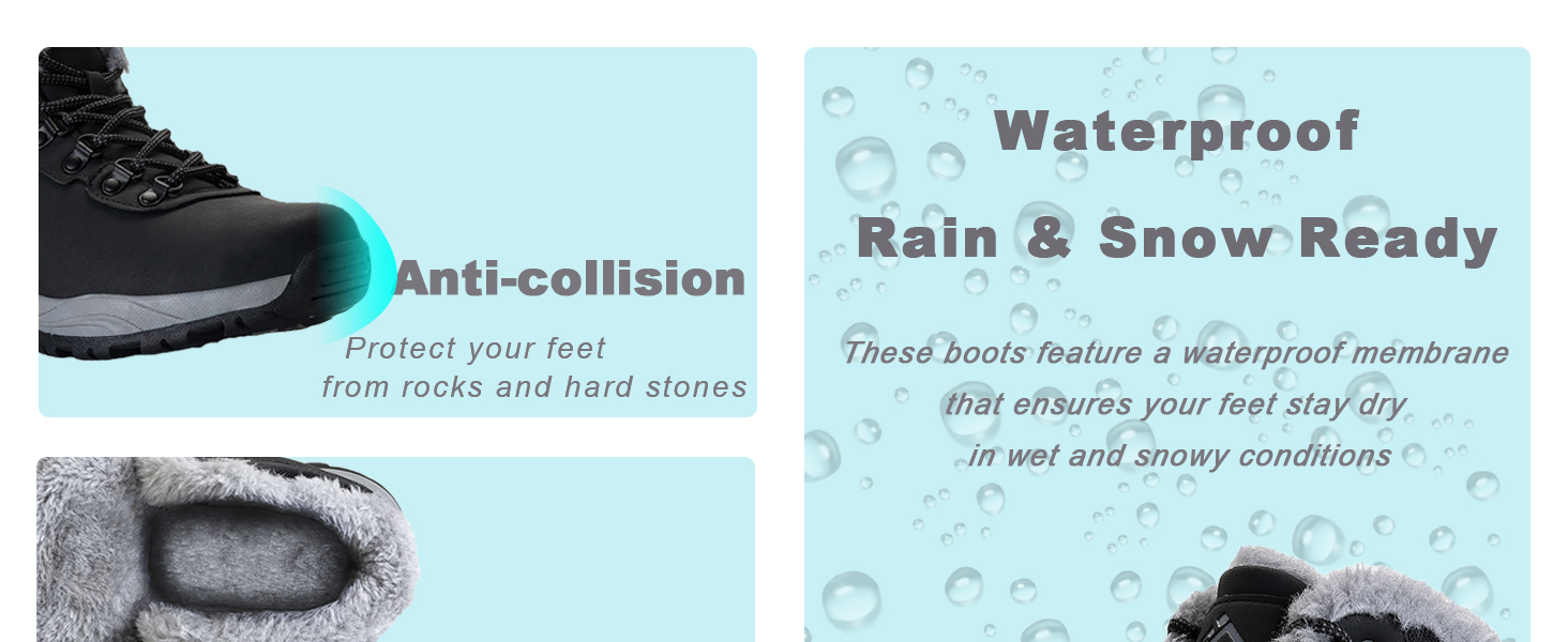 Зимові черевики для жінок CC-Los, теплі, чорні, антиковзаючі, розмір 40 EU