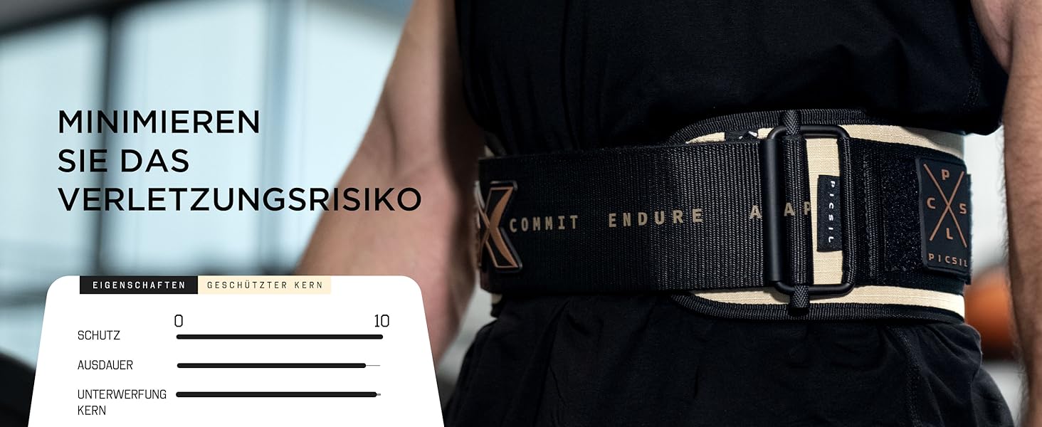 Пояс для важкої атлетики PICIL, підтримка попереку, схвалений для змагань, з пряжками, чорний (XL, Зелений)