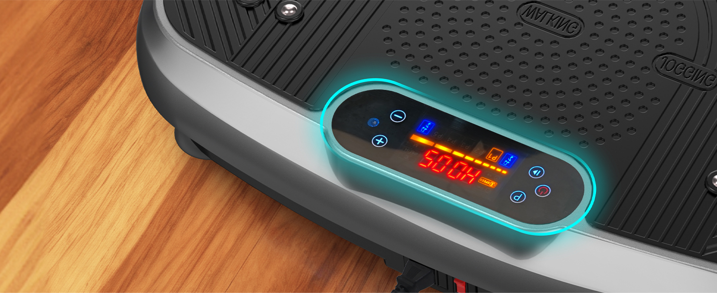 Віброплатформа для дому з подвійним мотором, 160 кг, для схуднення, тренування всього тіла та нарощування м'язів (Сірий)