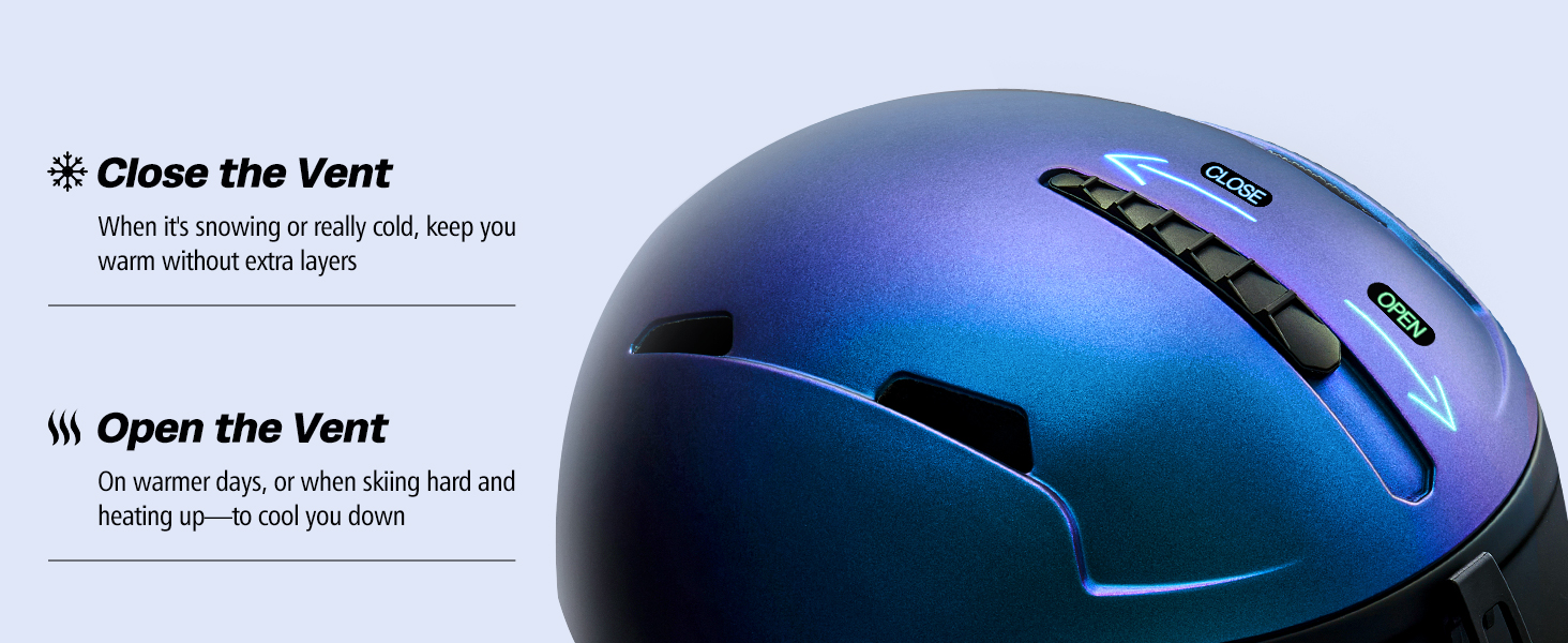 Шолом гірськолижний/сноубордичний Odoland, унісекс, чорний, регульований, для дорослих та підлітків