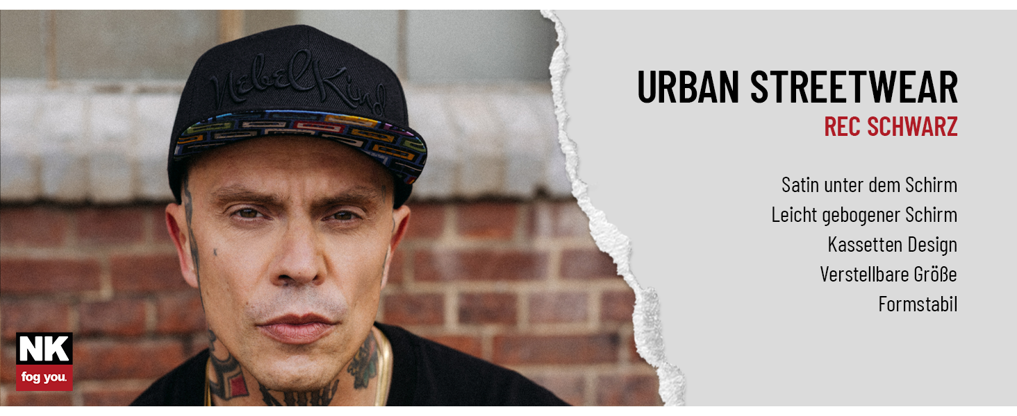 Кепка-снэпбек Nebelkind унісекс чорна, регульована бейсболка з прямим козирком у стилі streetwear, один розмір