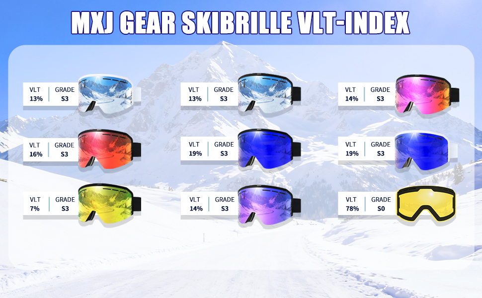 Скі-маска для чоловіків та жінок YH359, сноуборд маска для носіїв окулярів, OTG, антизапітніння, захист від УФ, антиковзаюча стрічка, повне REVO покриття, чорний/REVO червоний - VLT 16%