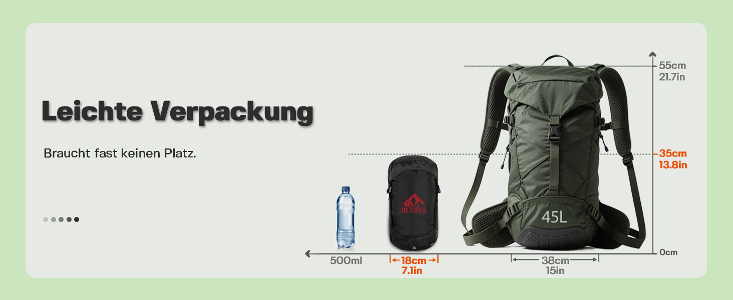 Спальний мішок BUERTS Daunen Summer, 620FP, компактний, для дорослих та підлітків, кемпінг, походи, активний відпочинок. З компресійним мішком, 16°C (5°C).