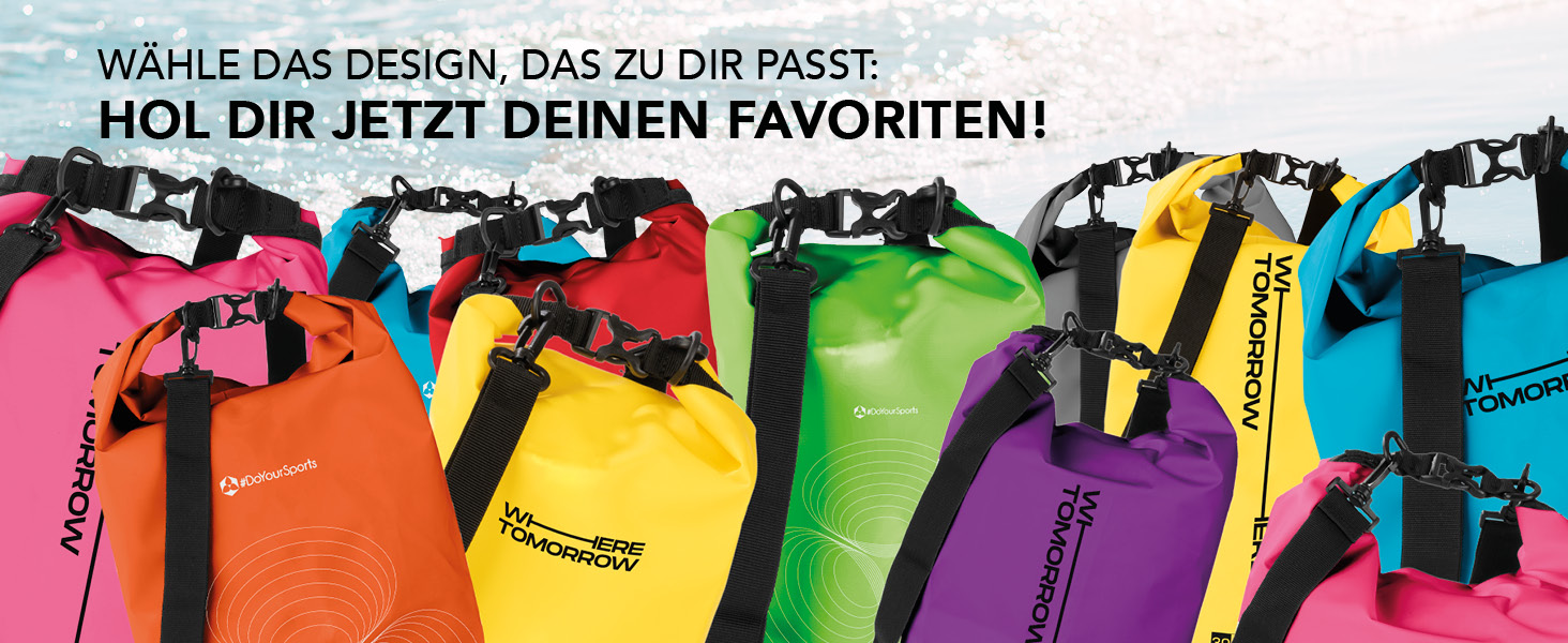 Водонепроникний рюкзак Dry Bag | Сумка-мішок Dry Bag | 2L, 5L, 10L, 20L | Для човнів, каяків, риболовлі та кемпінгу (Вертикальний, Рожевий)