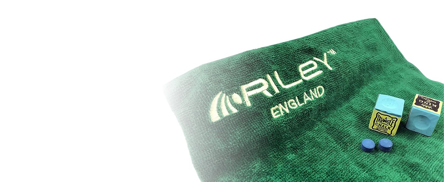 Більярдний кий Riley England Billardqueue 3/4, ручна сплетіння, з горіховою ручкою, шток з берези, 145 см, наконечник 9,5 мм, з чохлом, подовжувач 15 см та аксесуарний набір RES-1-Design