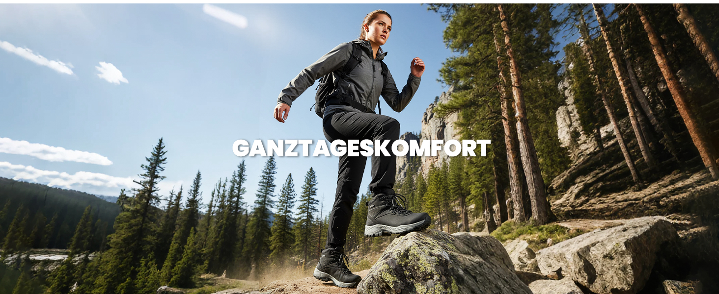 Жіночі водонепроникні трекінгові черевики CC-Los - чорний колір, розмір 39 EU