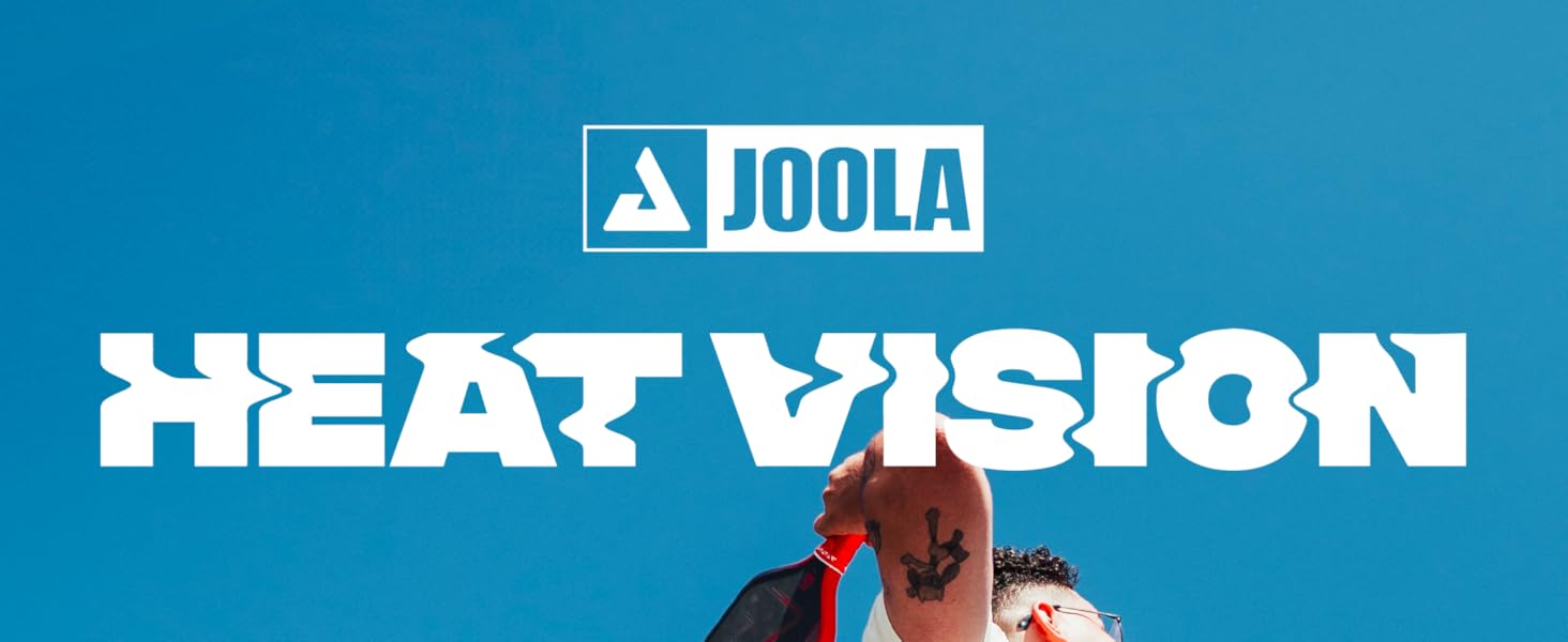 Паддл для піклболу JOOLA Vision/Double Vision з SK-фолією, USAP-сертифікат (Perseus Heat Vision - Blaze Red)