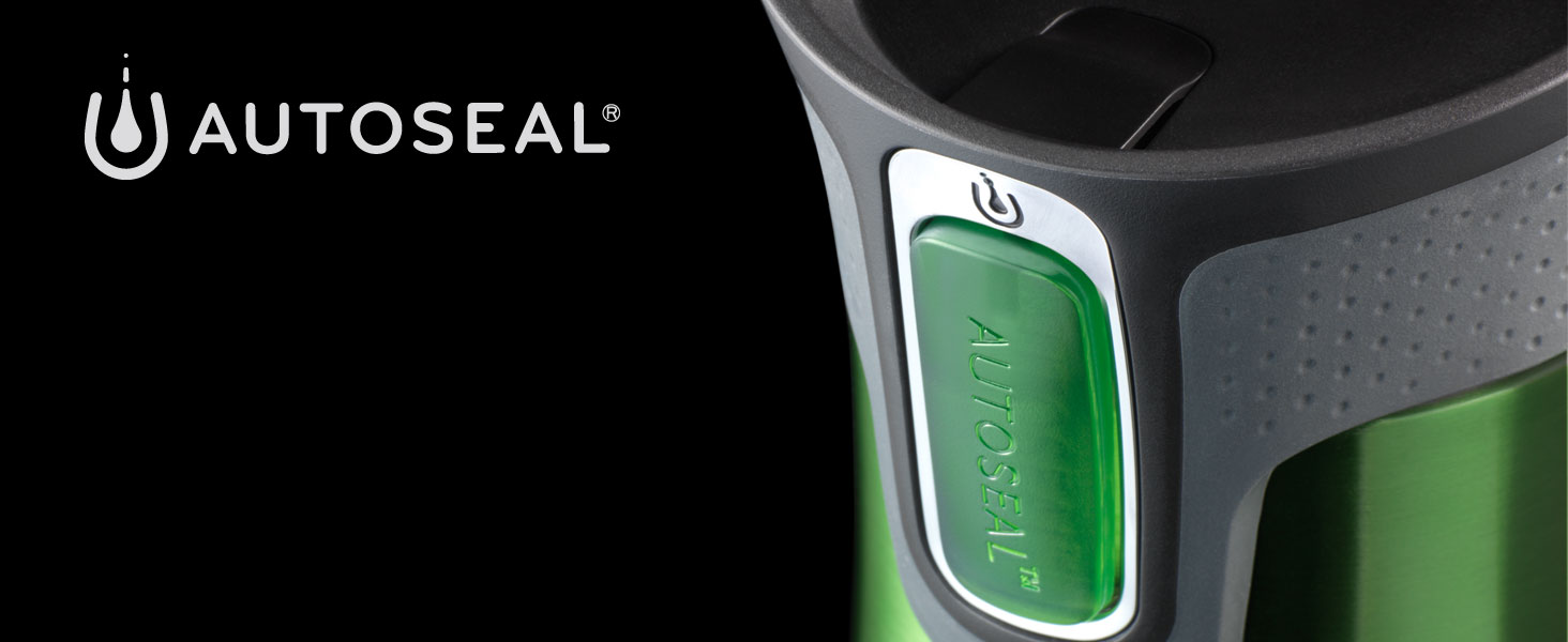 Термокухоль Contigo West Loop Autoseal 470 мл, нержавіюча сталь, для подорожей, чорний