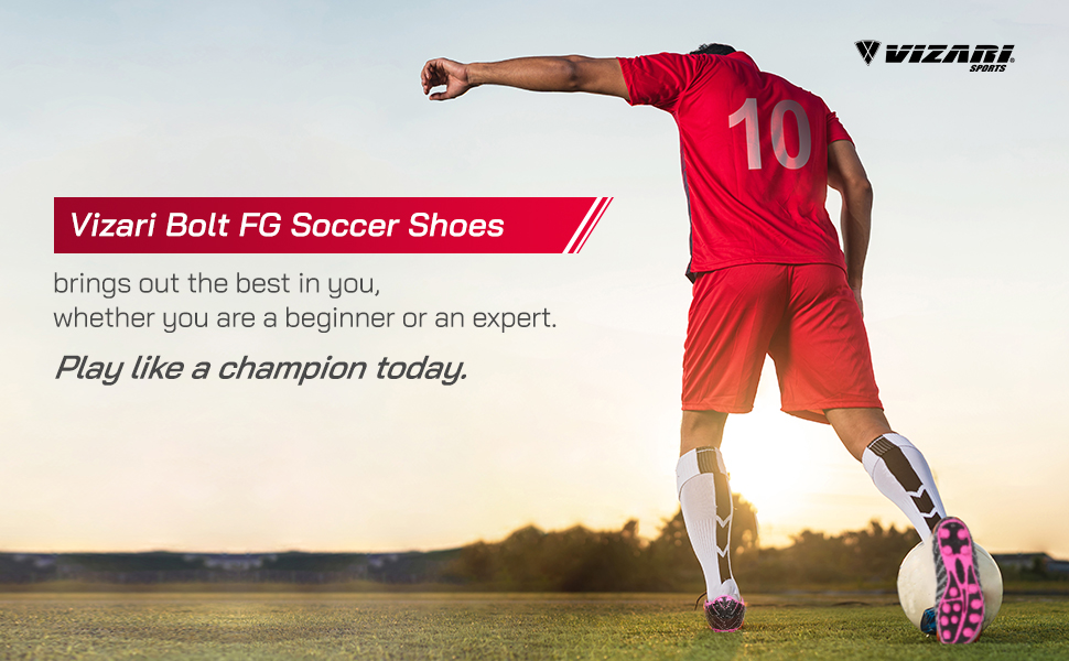 Дитячі футбольні бутси Vizari FG | Бутси для футболу для хлопчиків та дівчаток | Outdoor Soccer Cleats | Біло-чорно-срібні (38 EU)