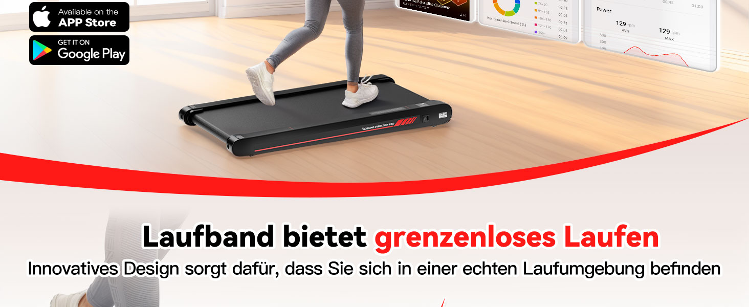 Ходувальний килимок зі смарт-функціями та пультом дистанційного керування, біговий килимок для дому та офісу, швидкість до 6 км/год, сірий/чорний