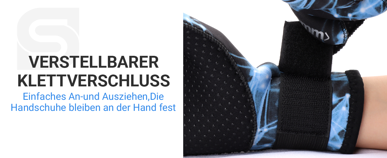 Рукавички з неопрену Sushall для чоловіків, 3 шт. - водолазні рукавички для дайвінгу, серфінгу, снорклінгу (L, чорний)