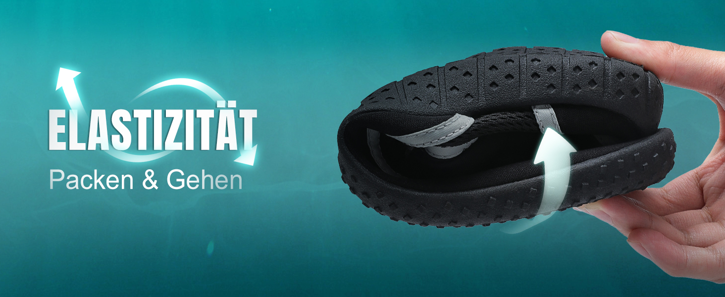 Водні черевики WateLves: дихаючі, швидковисихаючі, унісекс, для плавання, пляжу, басейну, розмір 39 EU, блакитний