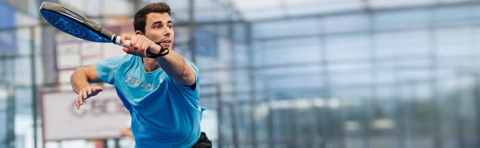 Ракетка для падел Dunlop Megamax Silber/Schwarz/Grün: Графітовий каркас, м'який серцевинний наповнювач Pro Eva, для початківців, кругла форма