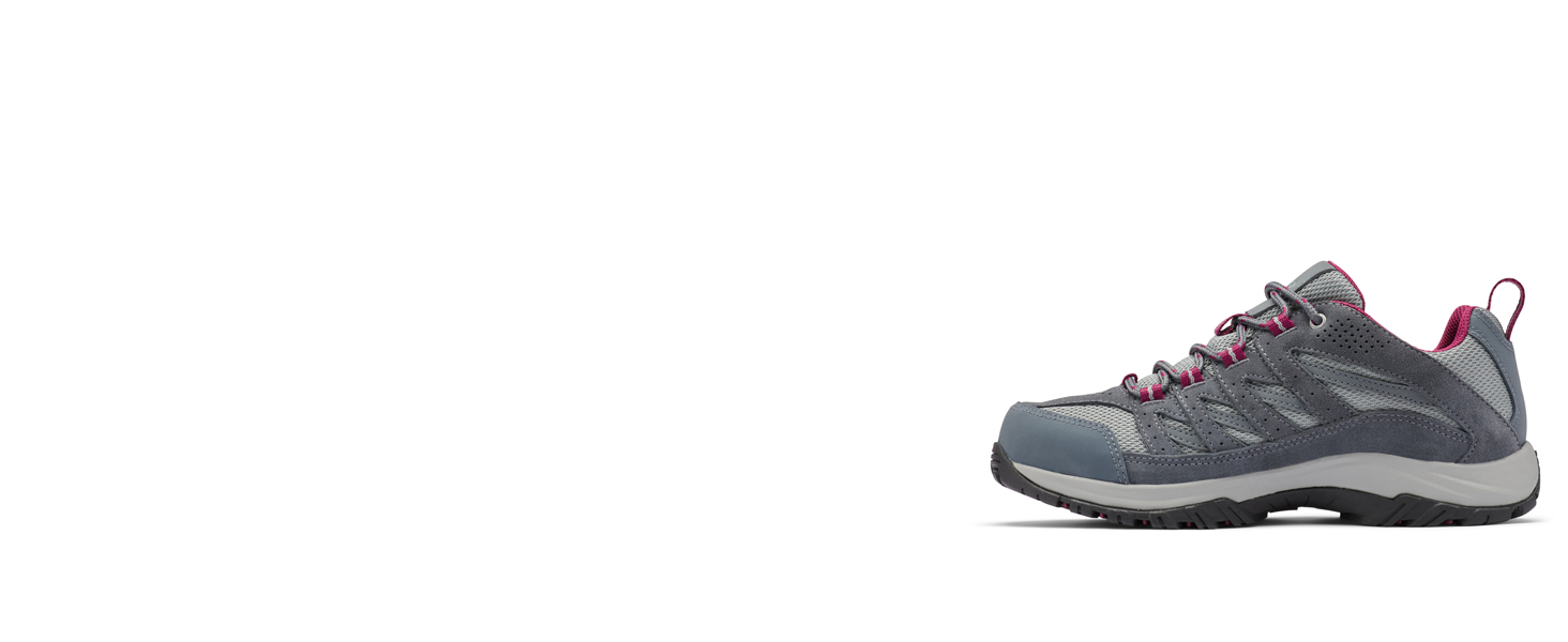 Жіночі трекінгові черевики Columbia Crestwood, сірі (Graphite x Pacific Rim), 38 EU