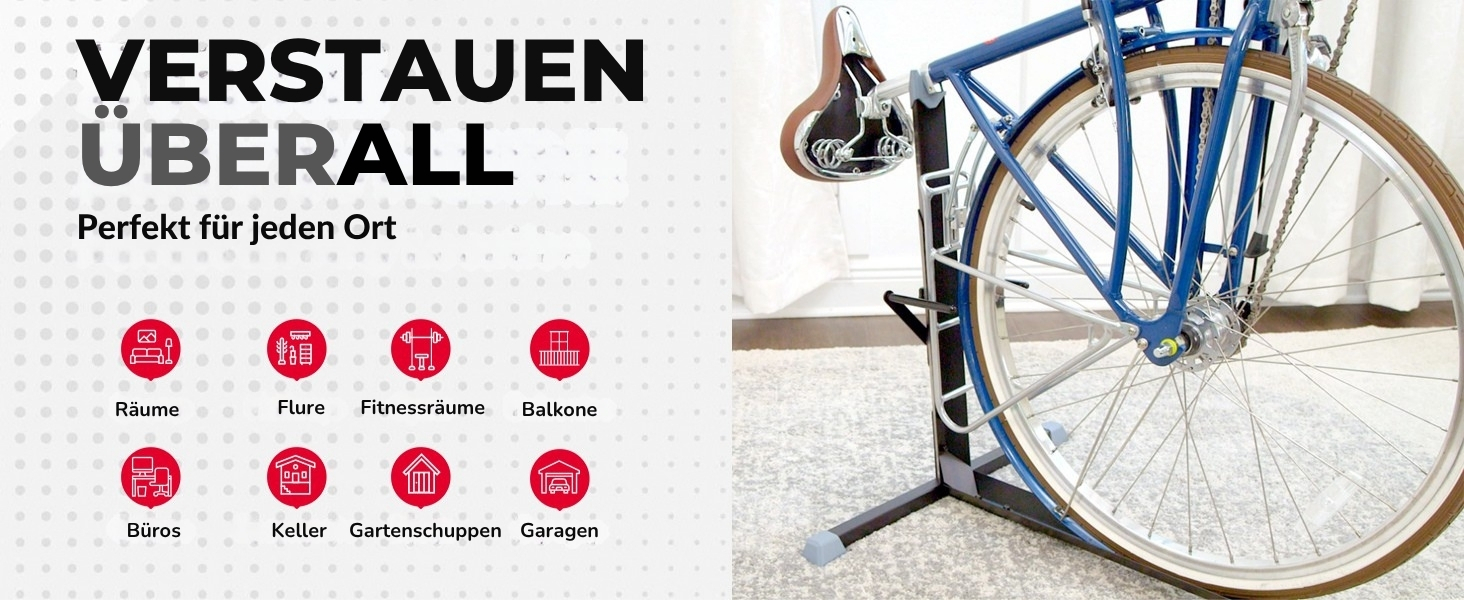 Підставка для велосипеда Bike Nook Pro: вертикальна, для гаража та дому, з корзиною, 1 шт.