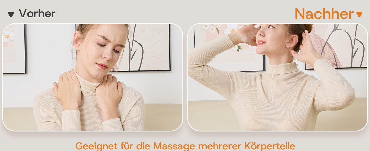 Масажер для глибокого розслаблення м'язів шиї, спини та плечей. Електричний масажер Shiatsu з термофункцією для дому, офісу та авто. Зняття м'язового болю. Чорний колір.