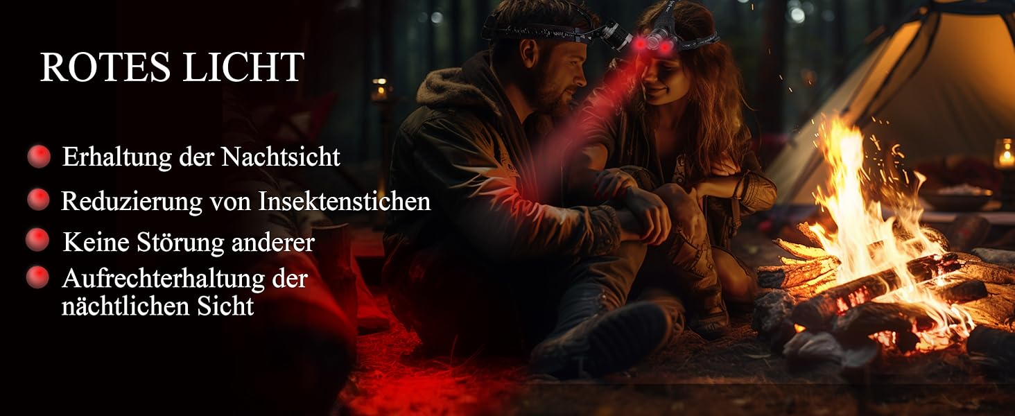 LED налобний ліхтар NREDXOON з акумулятором, USB-C, 5 режимів освітлення (вкл. червоне), водонепроникний IPX4, надяскравий для кемпінгу, бігу, ремонту та надзвичайних ситуацій (2 шт.), чорний