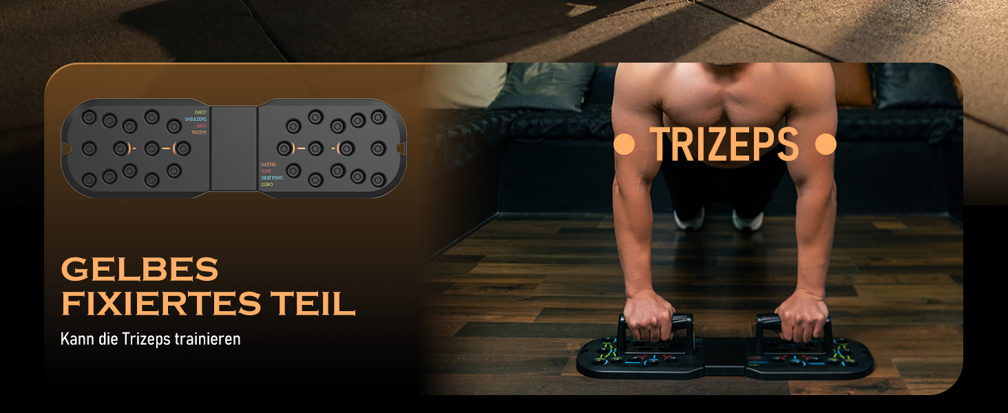 Складані віджимання-грифи 20 в 1 для силових тренувань вдома, фітнес-опори для віджимань Push Up Bar, чорний набір