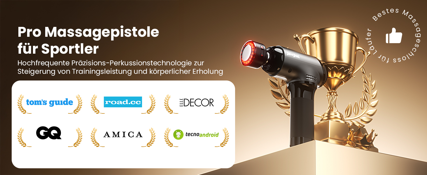 Масажер для тіла BOB AND BRAD T2 Ultra з підігрівом та терапією червоного світла. Професійний масажер глибоких тканин для спортсменів. Портативний масажер для відновлення м'язів. Подарунок для чоловіків та жінок.