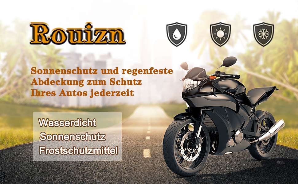 Водонепроникний чохол для мотоцикла та скутера XXXL, захисна накривна тканина 420D Oxford для вулиці, 265x105x133 см