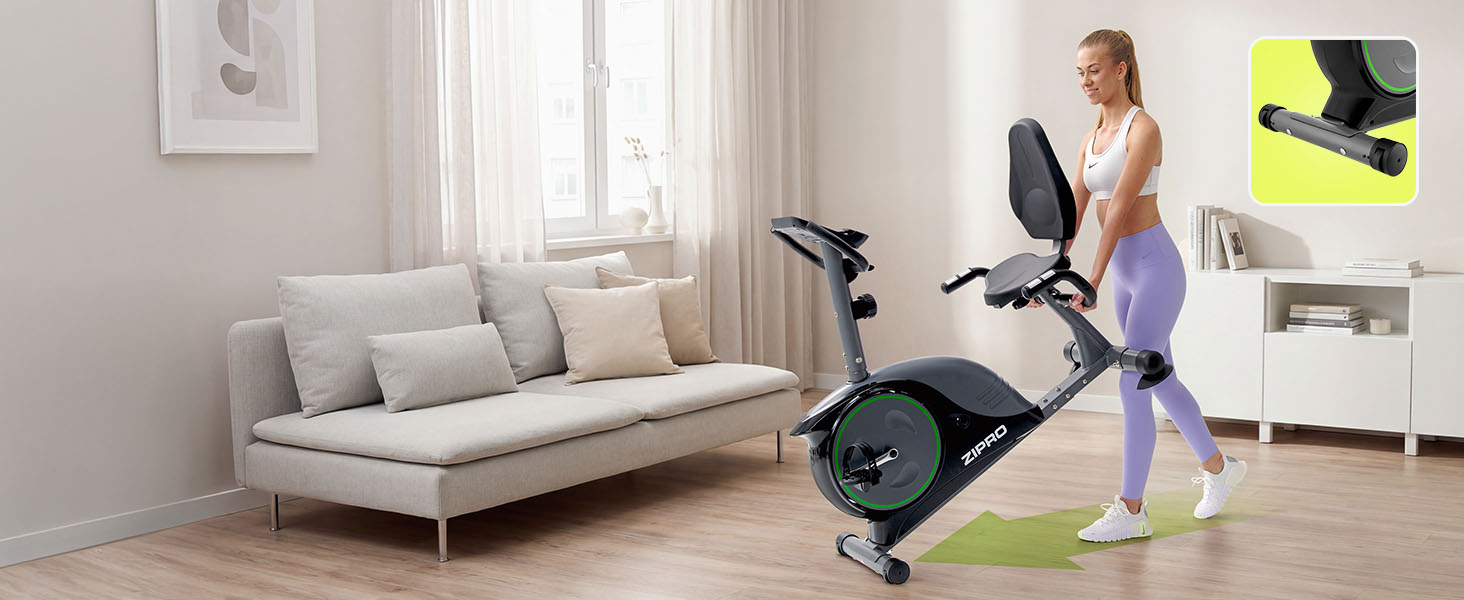 Zipro велотренажер Easy: магнітний ергометр для дому, до 150 кг, без батарейок