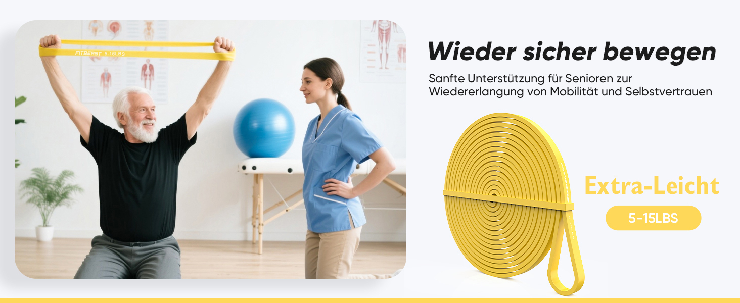 Набір еластичних стрічок FitBeast для фітнесу: 5 шт. з рукавичками та дверним кріпленням. Сила тренувань 5-125 LBS